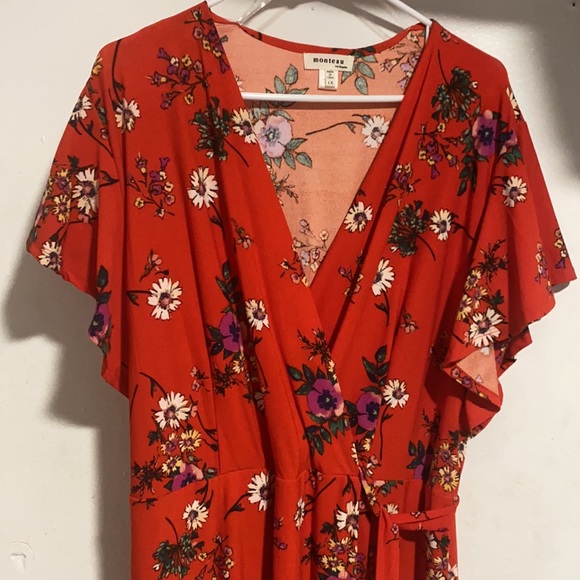 Floral dress high low 1XL - Picture 2 of 4